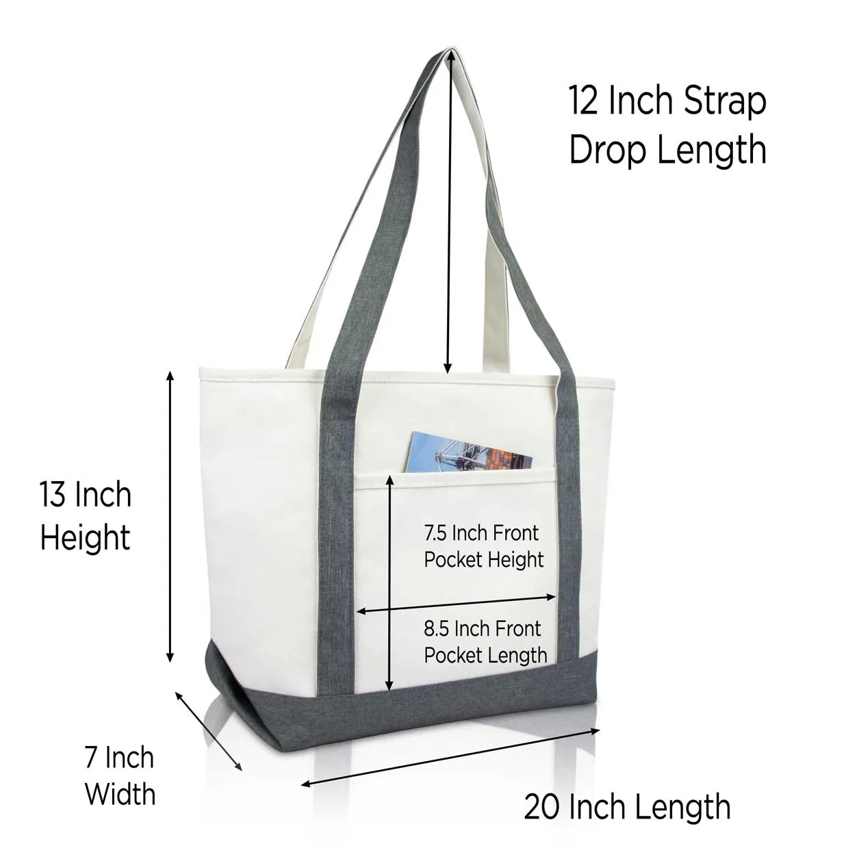 Dalix Heartbeat Tote Bag