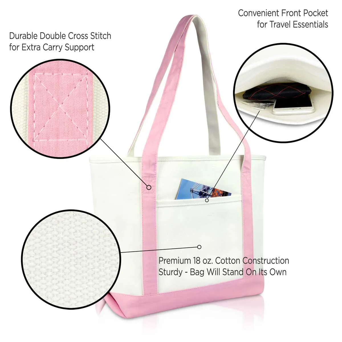 Dalix Heartbeat Tote Bag