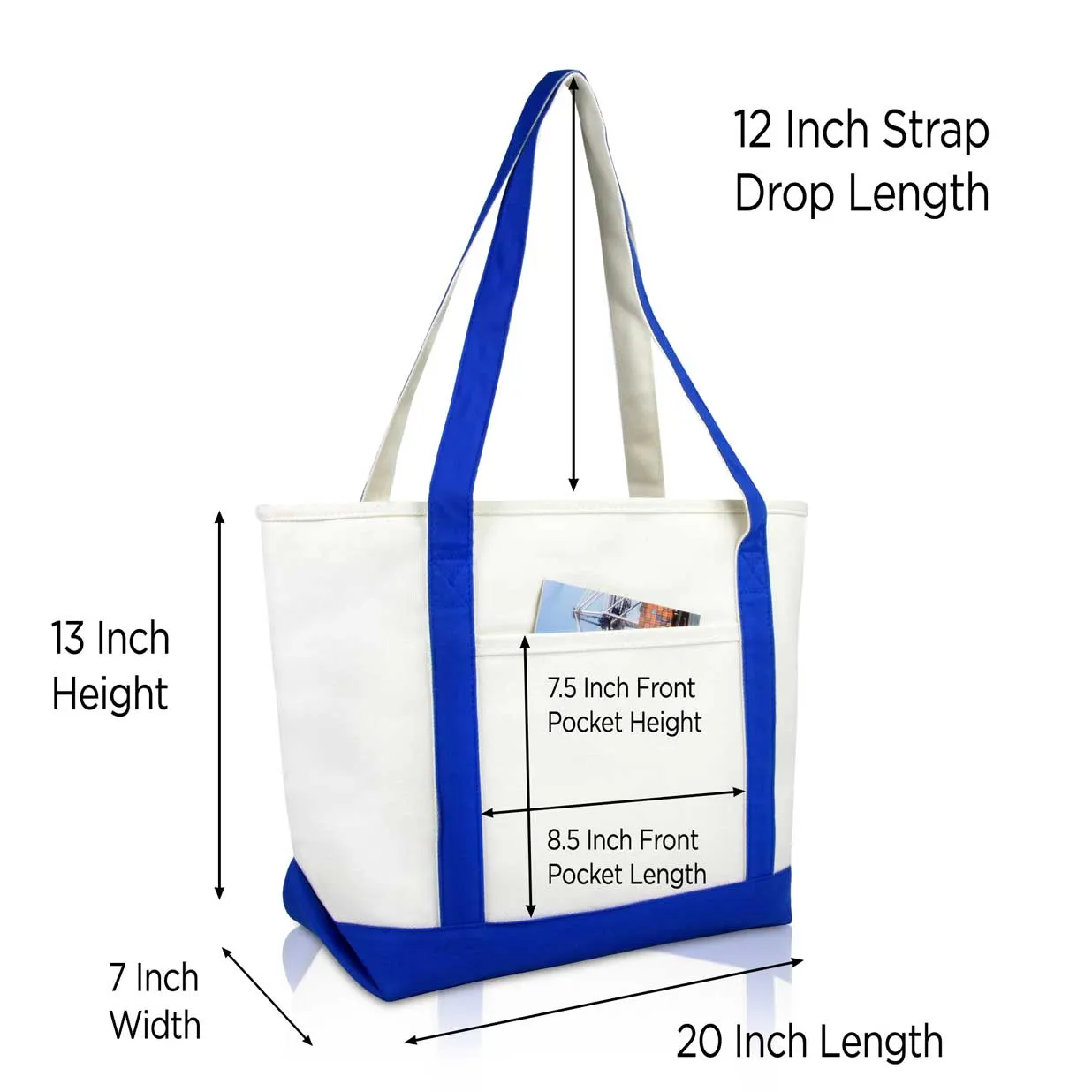 Dalix Heartbeat Tote Bag