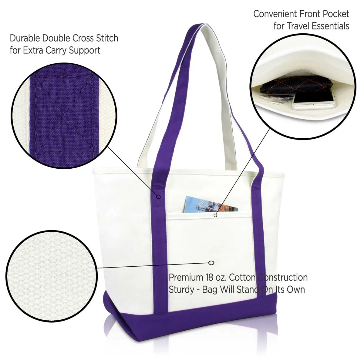 Dalix Heartbeat Tote Bag