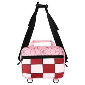 Demon Slayer - Nezuko Pink Kimono Pattern Fanny Pack - Bioworld