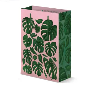 Designer Gift Bag / Monstera