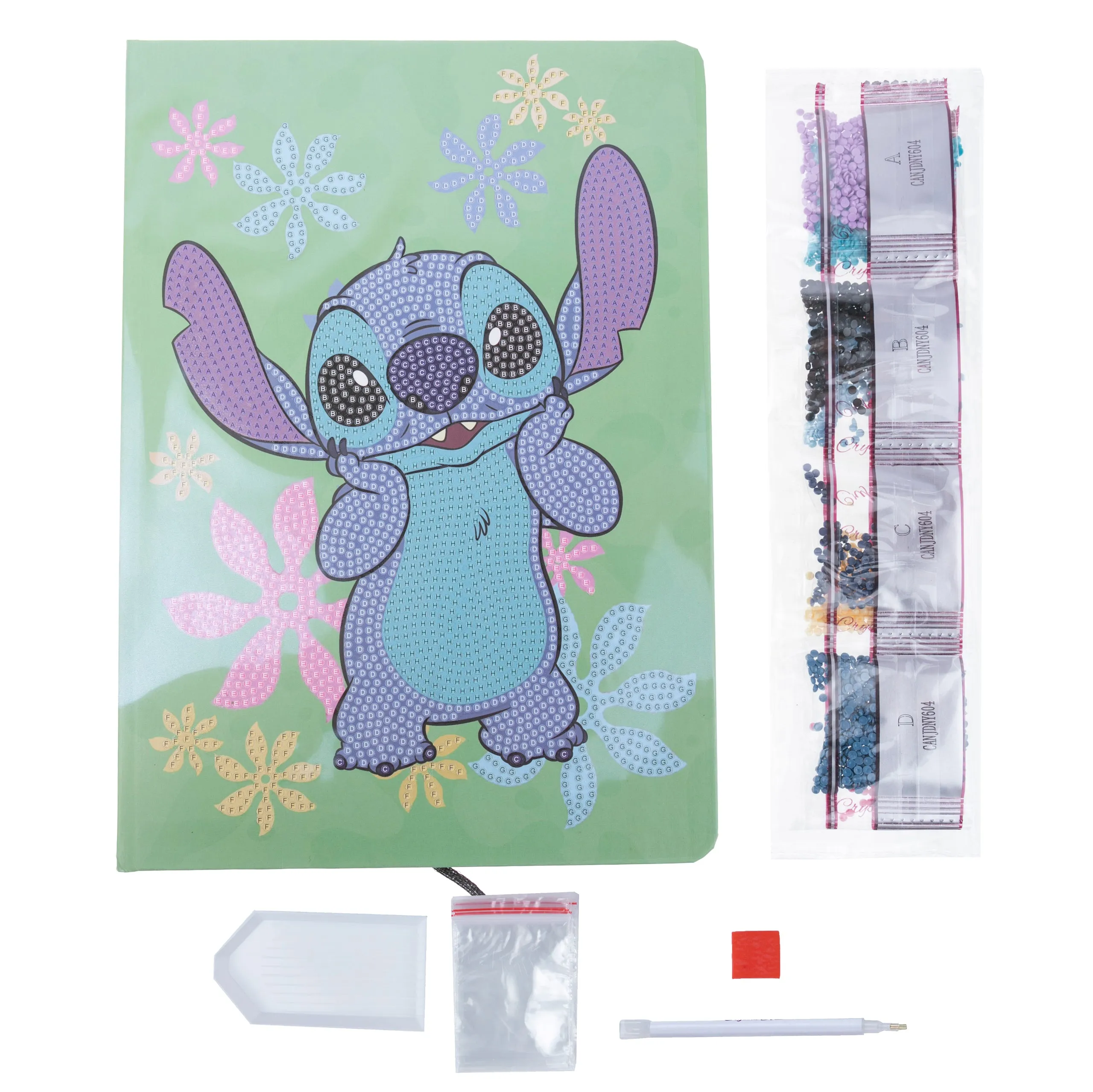 Disney Stitch Crystal Art Notebook