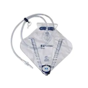 Dover™ Urine Drainage Bag Needle Sampling, Anti-Reflux Chamber, Drain Port 2000 mL