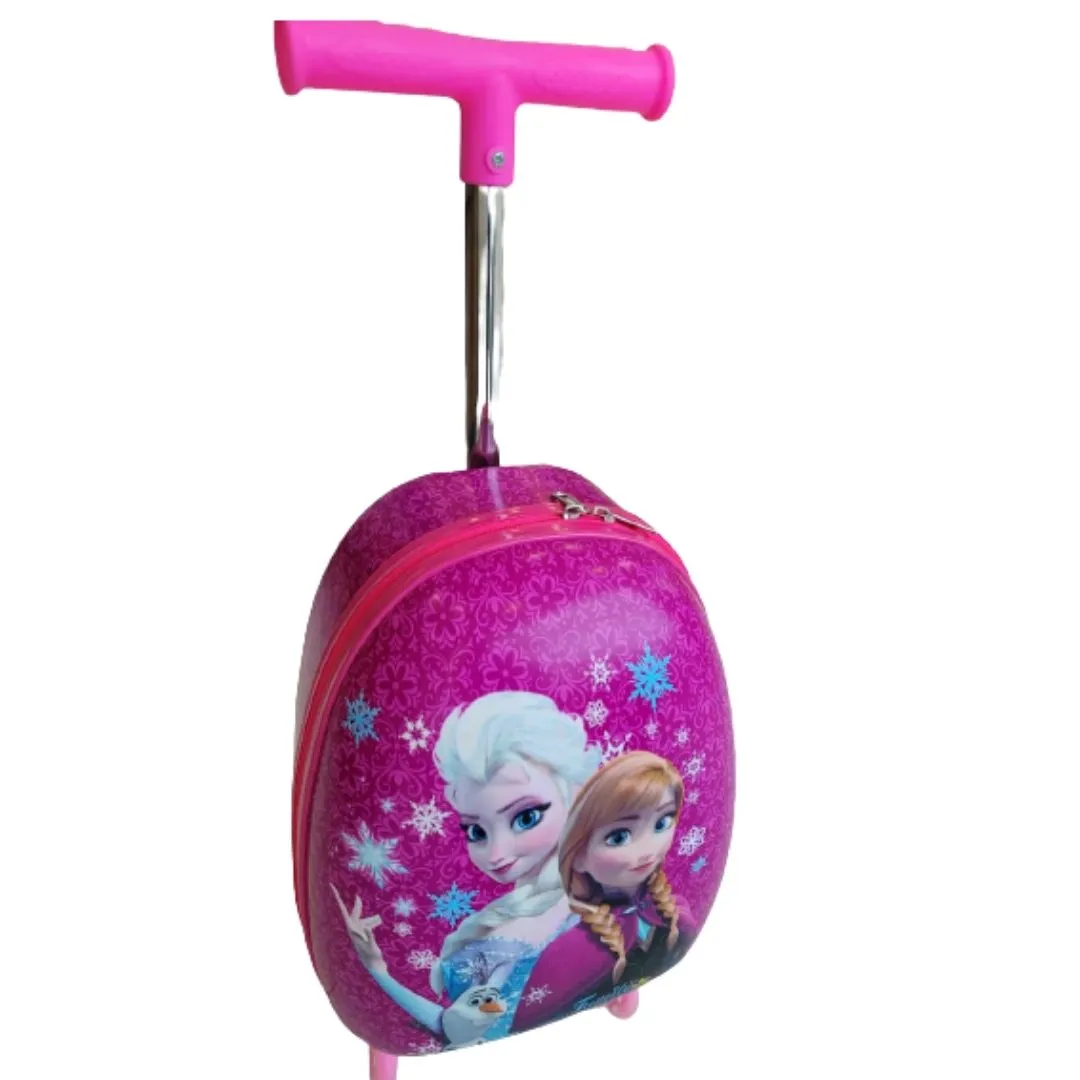 elsa and anna scooter Luggage suitcase