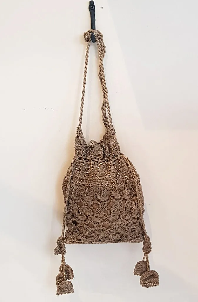 EMC Hand Crocheted Evening Bag - 2 colours