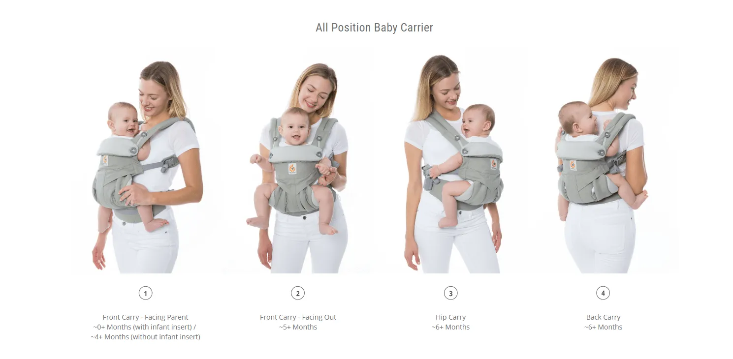 ErgoBaby - 360 All Positions Baby Carrier