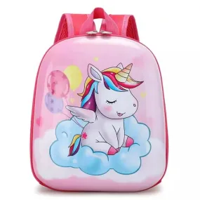 Fancy Unicorn Theme Hardshell Backpack For Kids