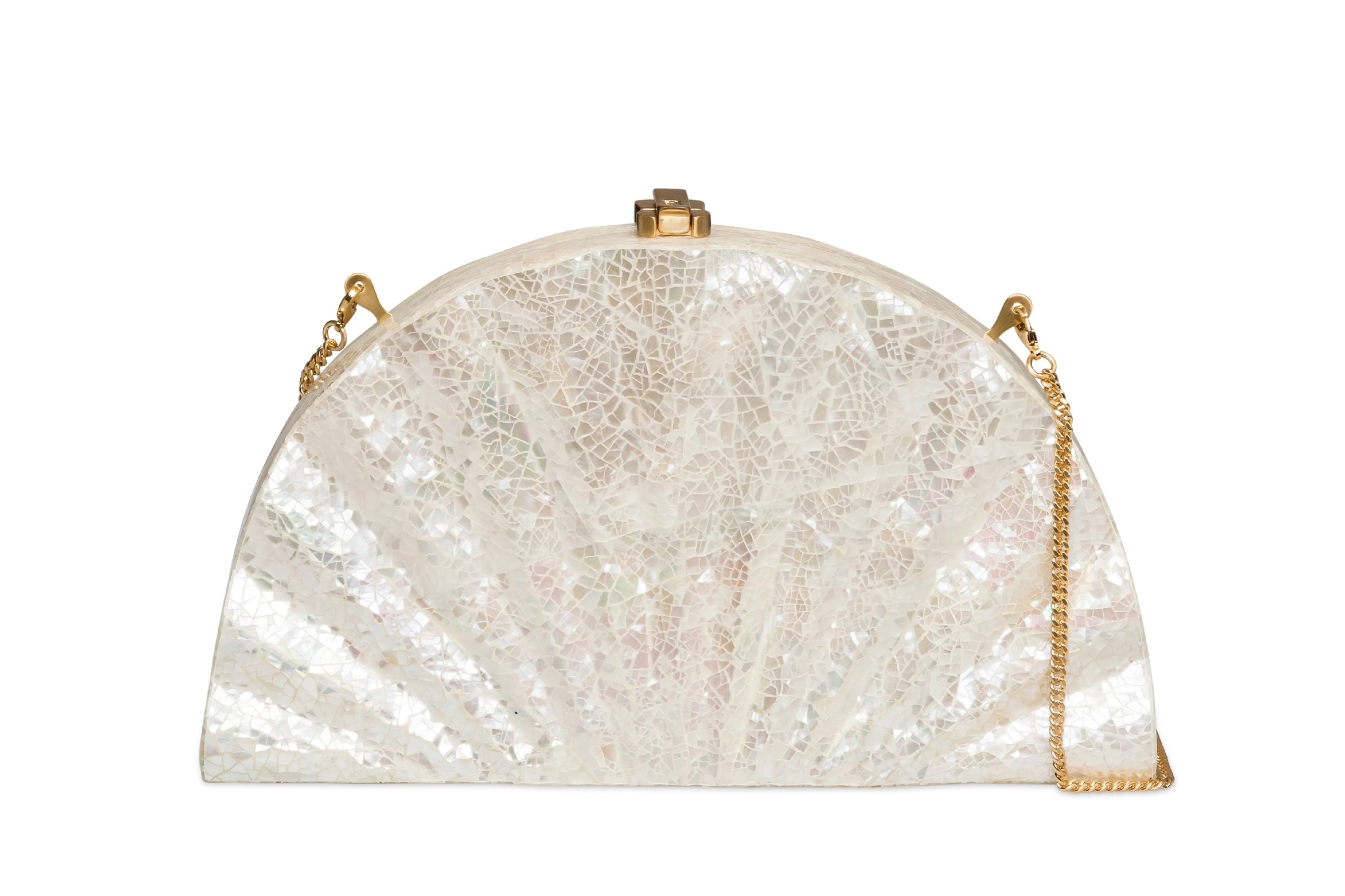 Fandango Clutch Mother of Pearl