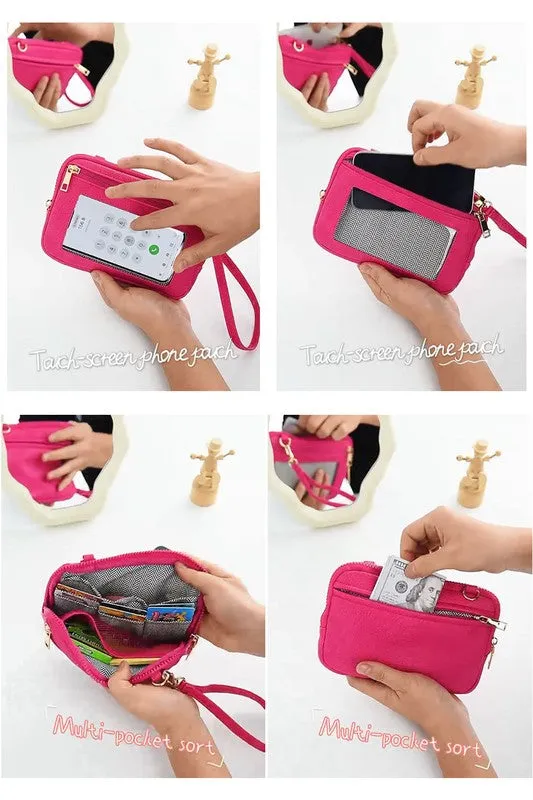 Fashion Cell Phone Crossbody Bag Clutch