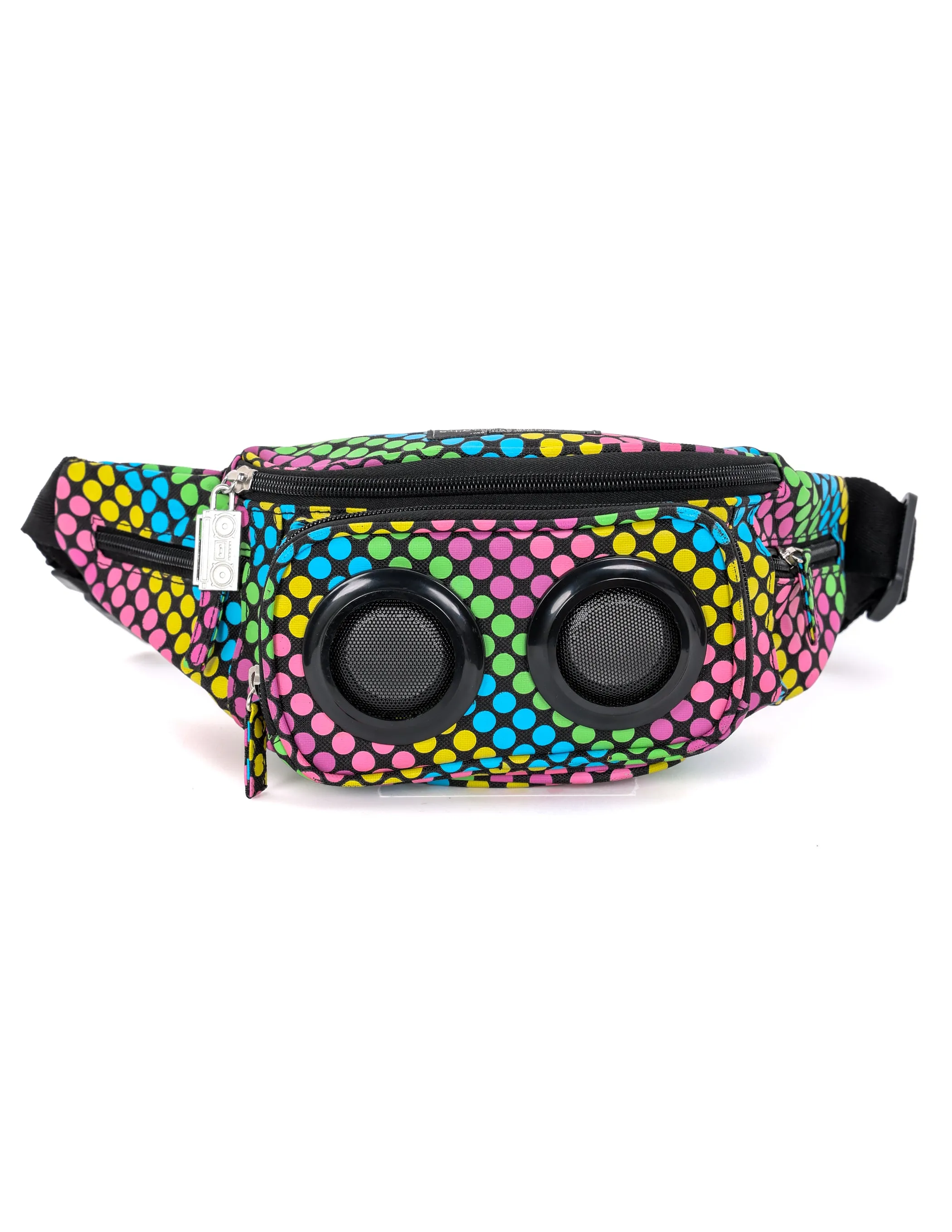 FI-HI Fanny Pack | Bluetooth Speakers |Neon Dots