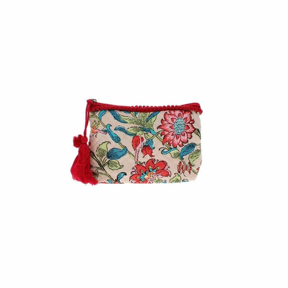 Floral Makeup Bag