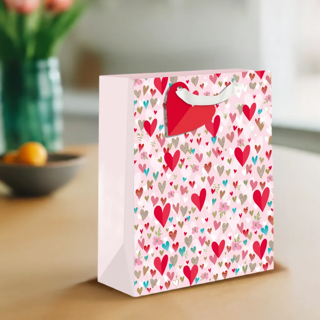 Flowers & Hearts Medium Gift Bag