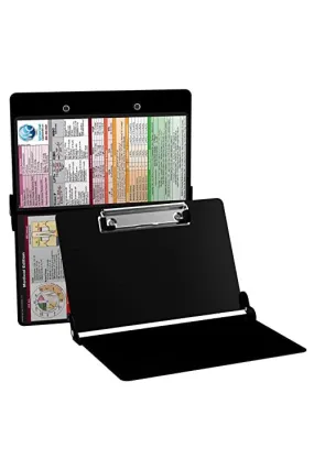 Folding Memo - WhiteCoat Clipboard® - Black - Medical Edition