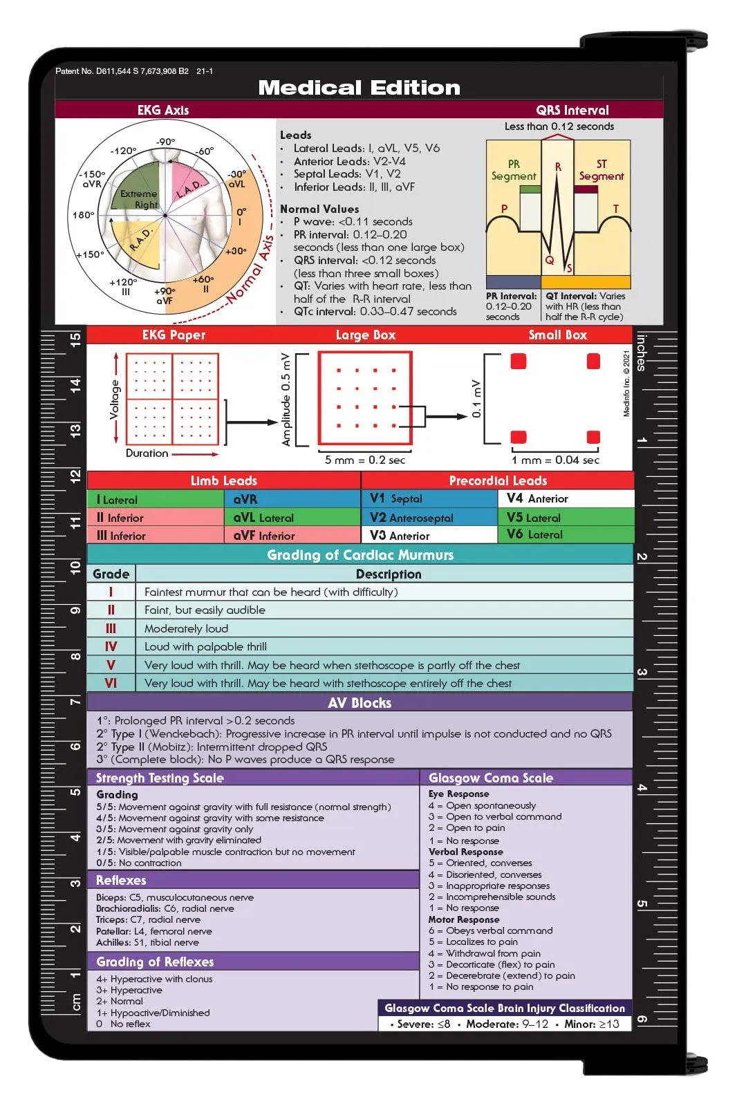 Folding Memo - WhiteCoat Clipboard® - Black - Medical Edition