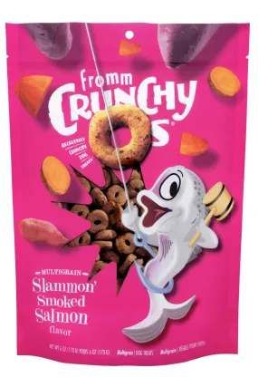 Fromm Multigrain Crunchy O's Slammon' Smoked Salmon Flavor Treats