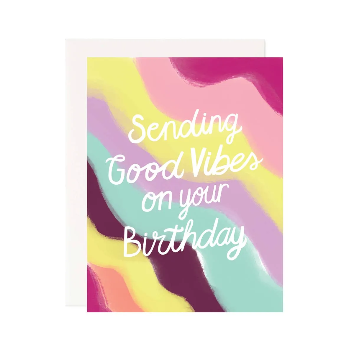 Good Vibes on your Birthday Greeting Card