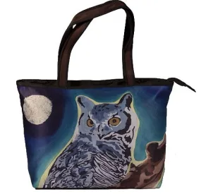 Great Horned Owl Purrfect Tote- The Wise One