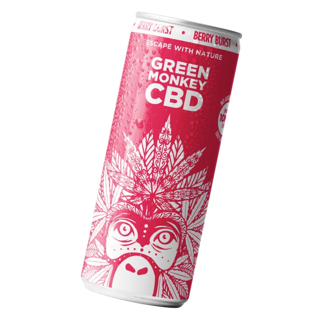 Green Monkey - Berry Burst  250ml - CBD Soft Drink - 10mg