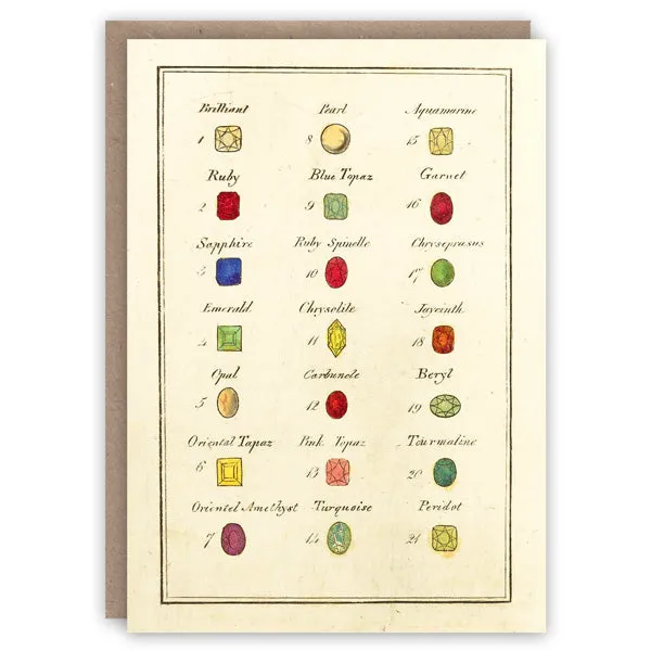 Greeting Card - Cabinet of Gems