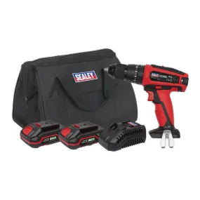 Hammer Drill/Driver Kit ¯13mm 20V - 2 Batteries