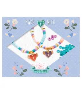 Heart Heishi Beads & Jewelry