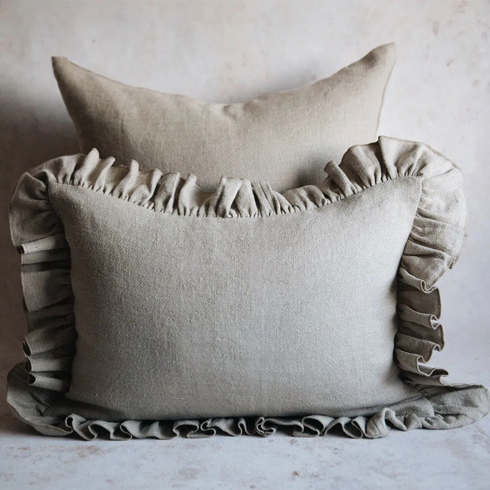 Heavyweight Linen Pillow Cover - Natural