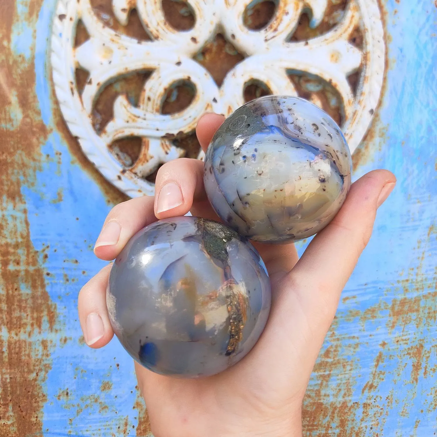 Himalayan Dendritic Agate Sphere