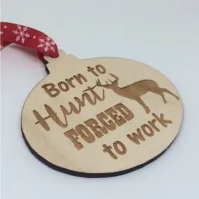 hunting Christmas ornament gift