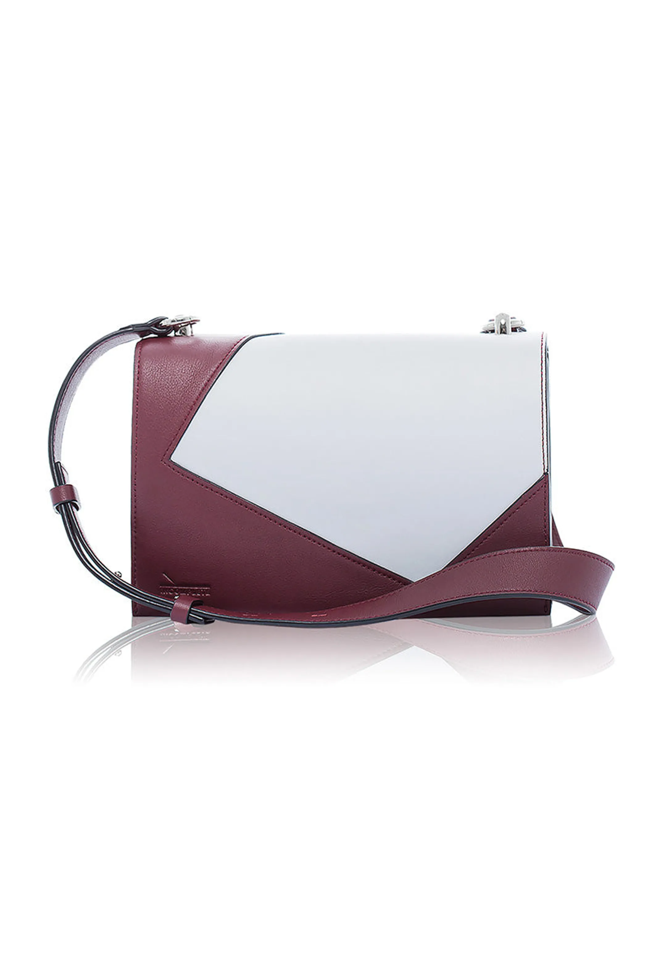 Incomplete | Burgundy flap bag