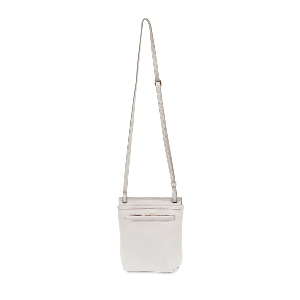 Joy Susan Aimee Front Flap Crossbody Grey