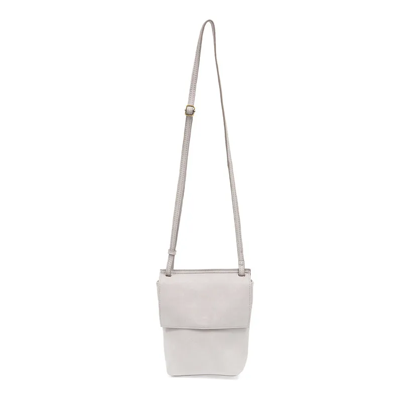 Joy Susan Aimee Front Flap Crossbody Grey