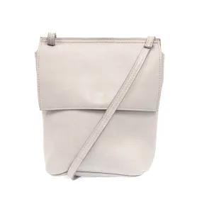 Joy Susan Aimee Front Flap Crossbody Grey