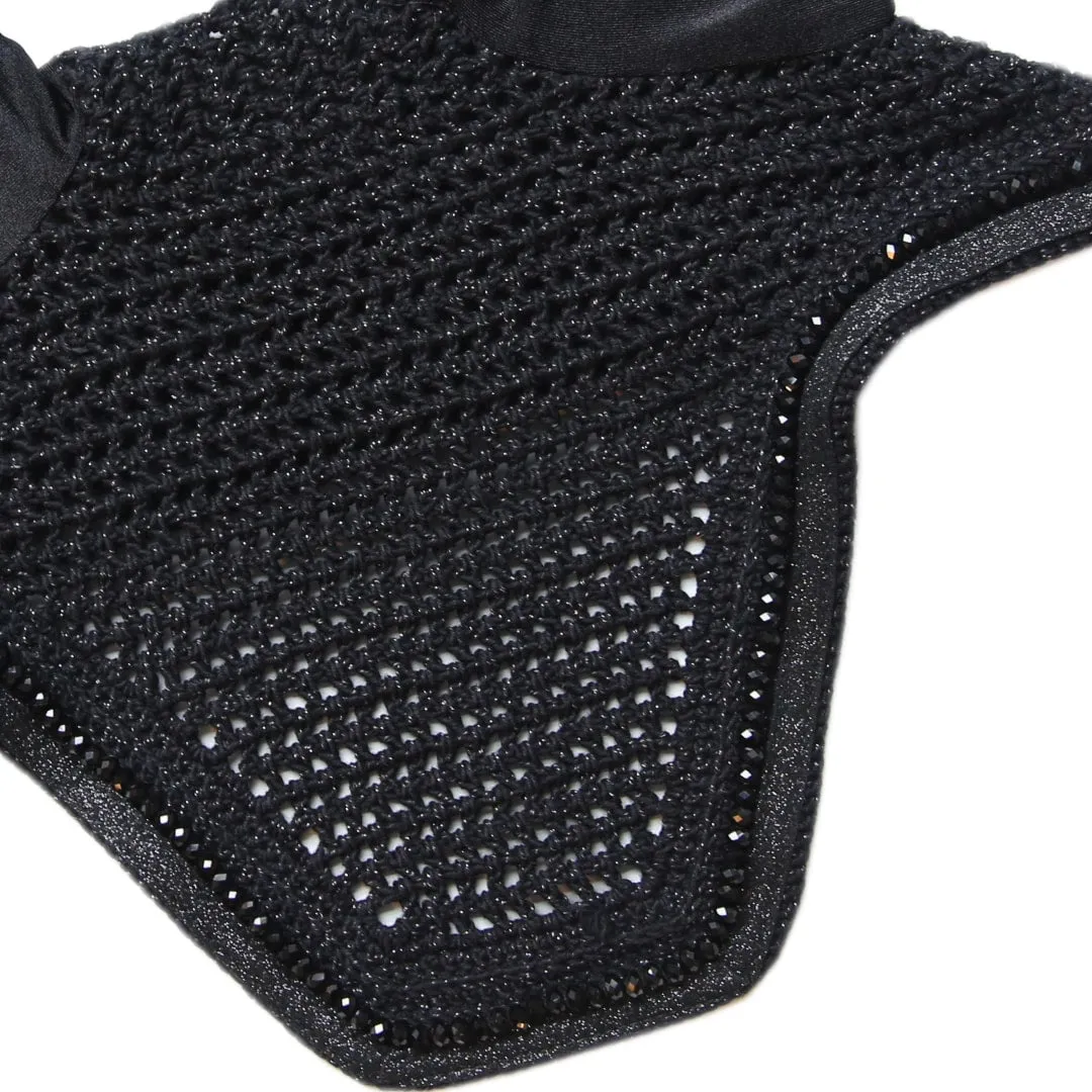 Kentucky Horsewear Wellington Glitter Fly Veil - Black