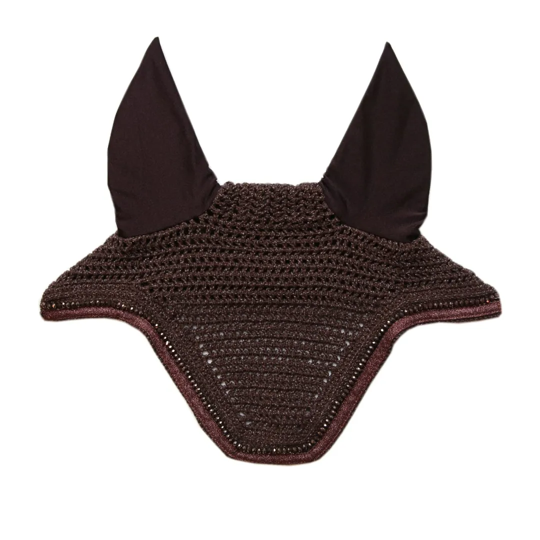 Kentucky Horsewear Wellington Glitter Fly Veil - Brown