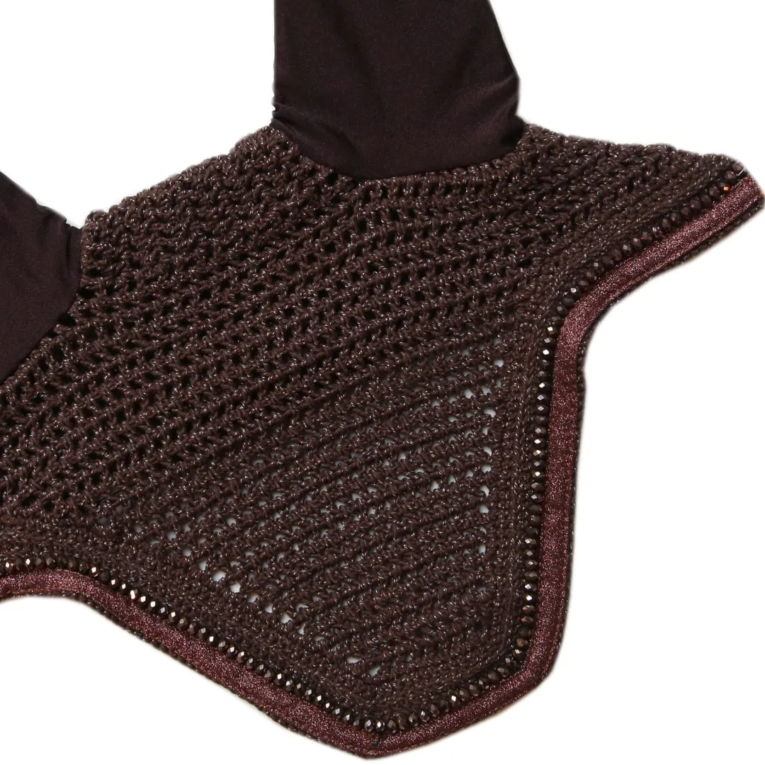 Kentucky Horsewear Wellington Glitter Fly Veil - Brown