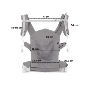 Kinderkraft Grey Baby Carrier