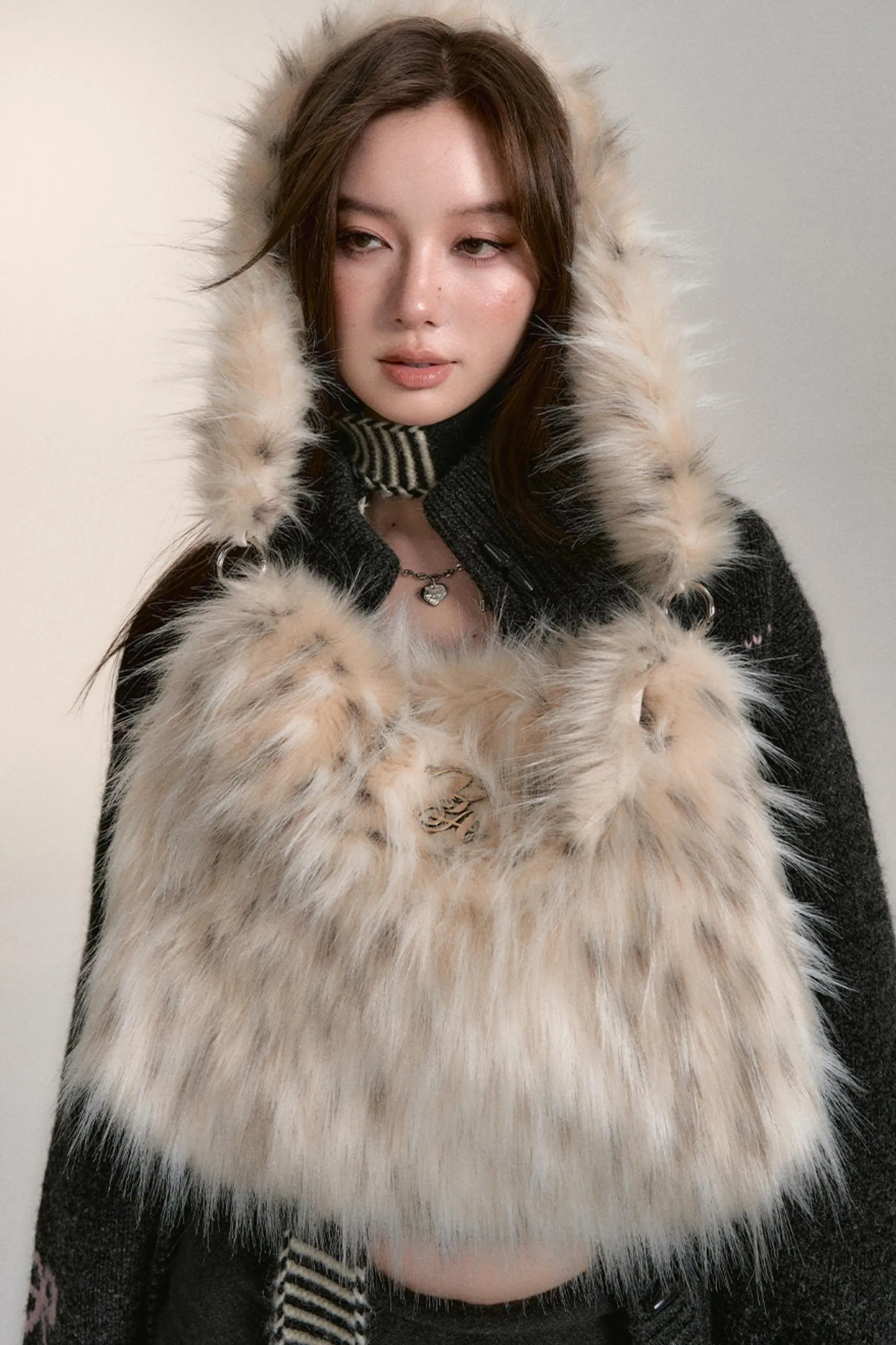 Korean Edition Fur Bag