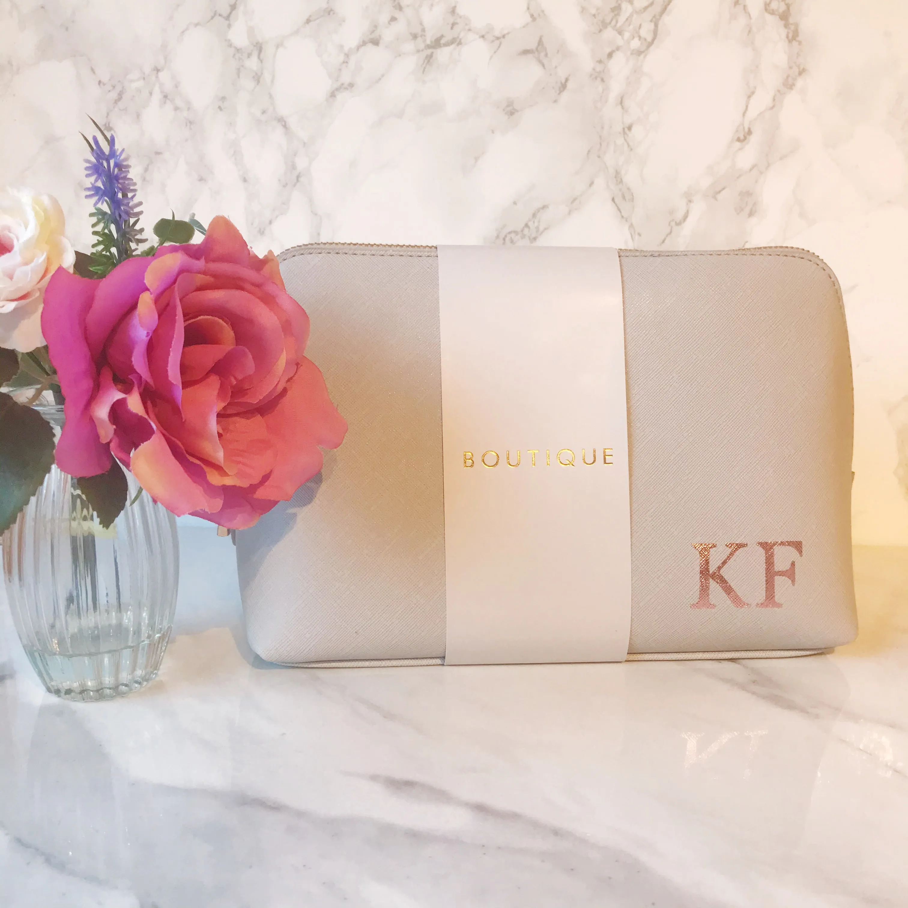 Limited Edition - Personalised Boutique Make Up & Toiletries Bag