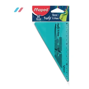 Maped Ruler 15cm Twist N Flex Set Square