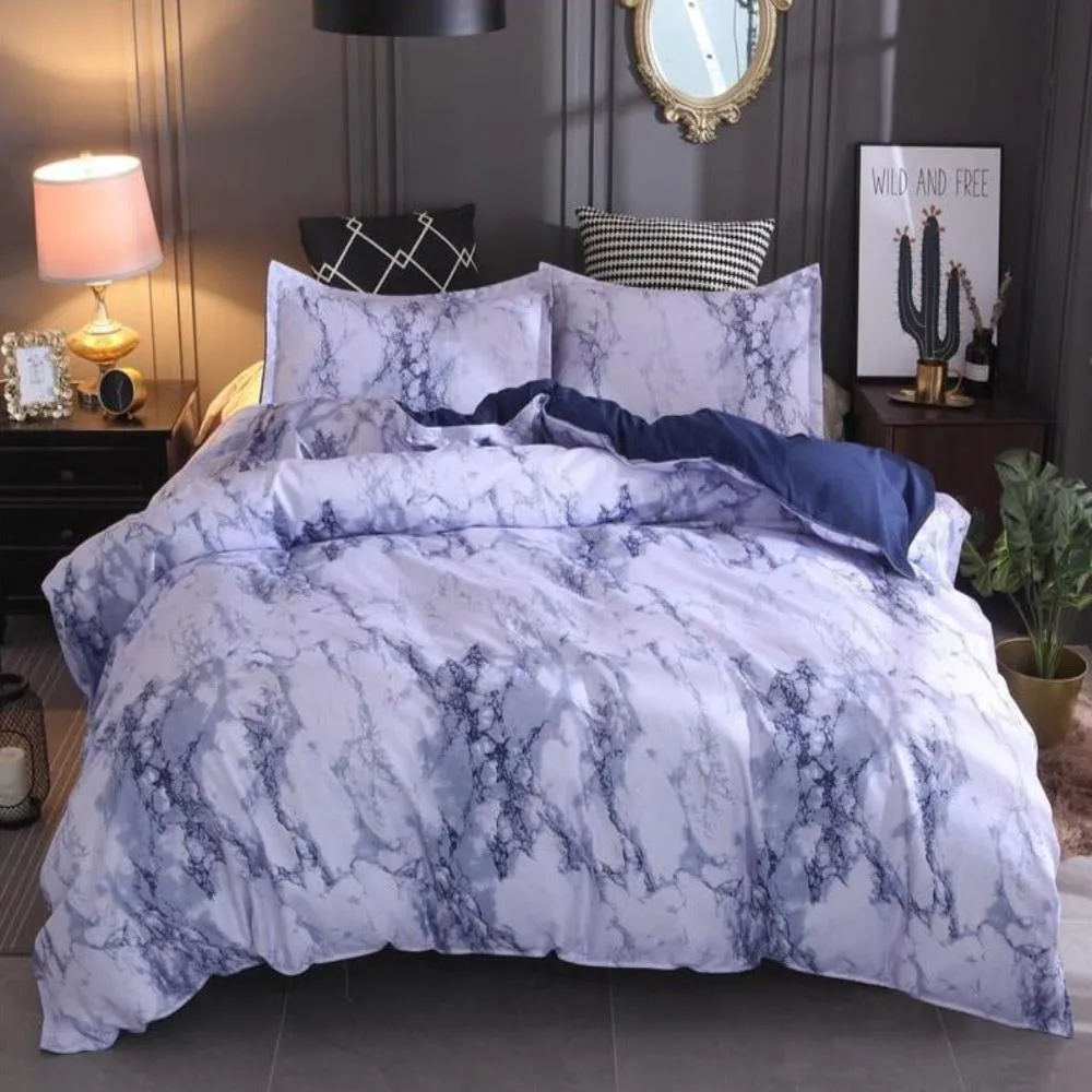 Marble Duvet Bedding Set