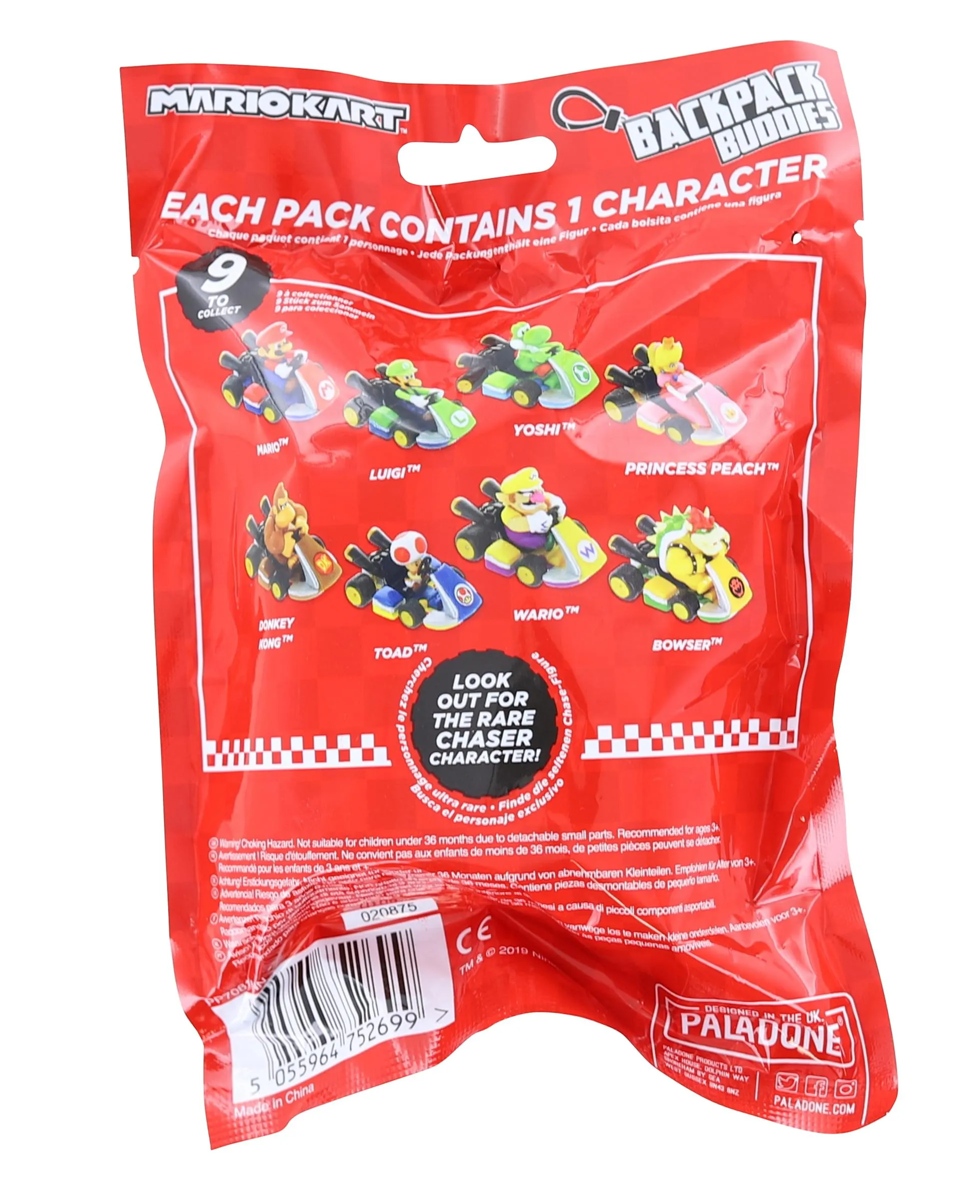 Mario Kart Backpack Buddies Blind Bag | One Random