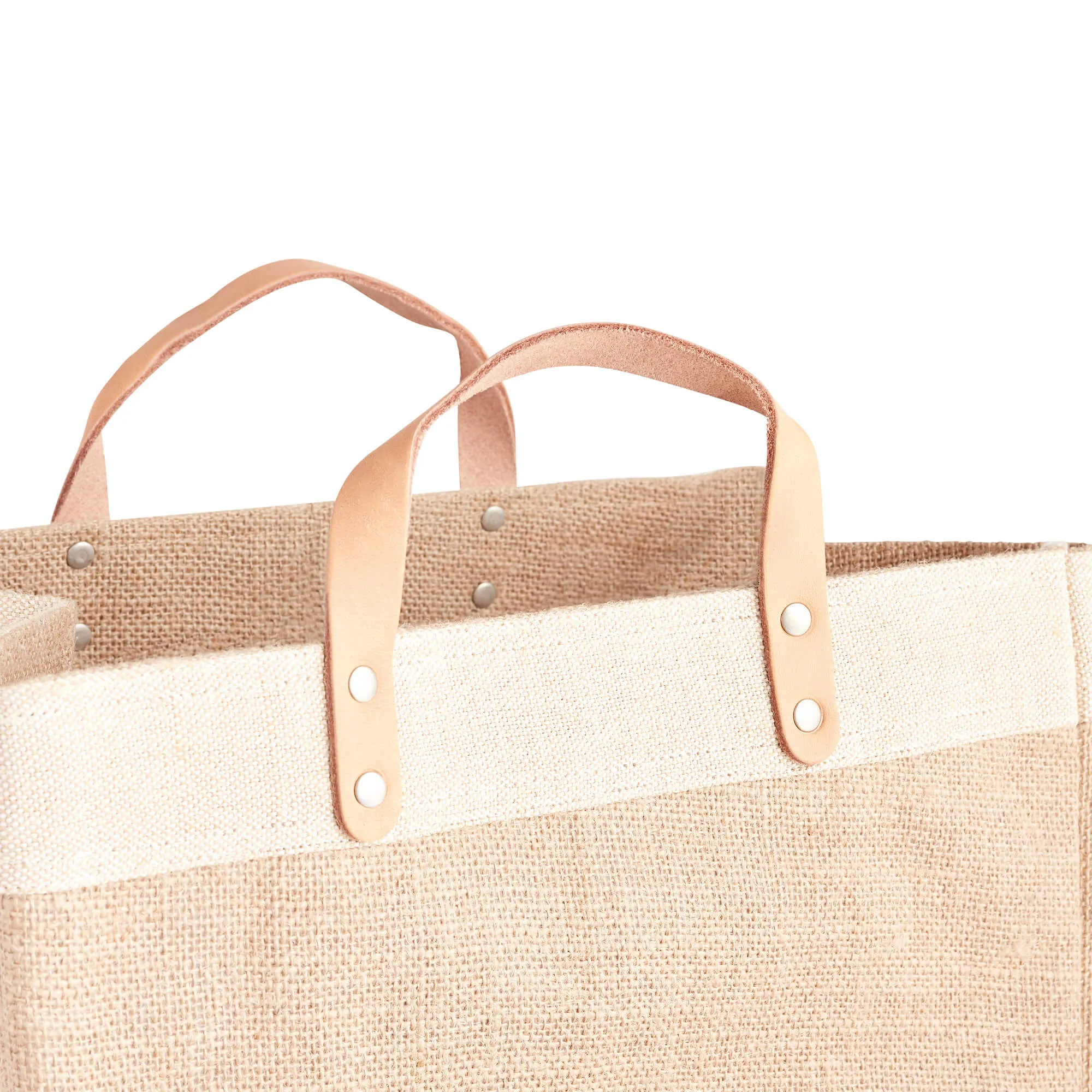 Market Bag in Natural Gold Foil