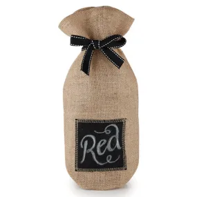 Marketplace™ Jute Chalkboard Wine Sack by Twine