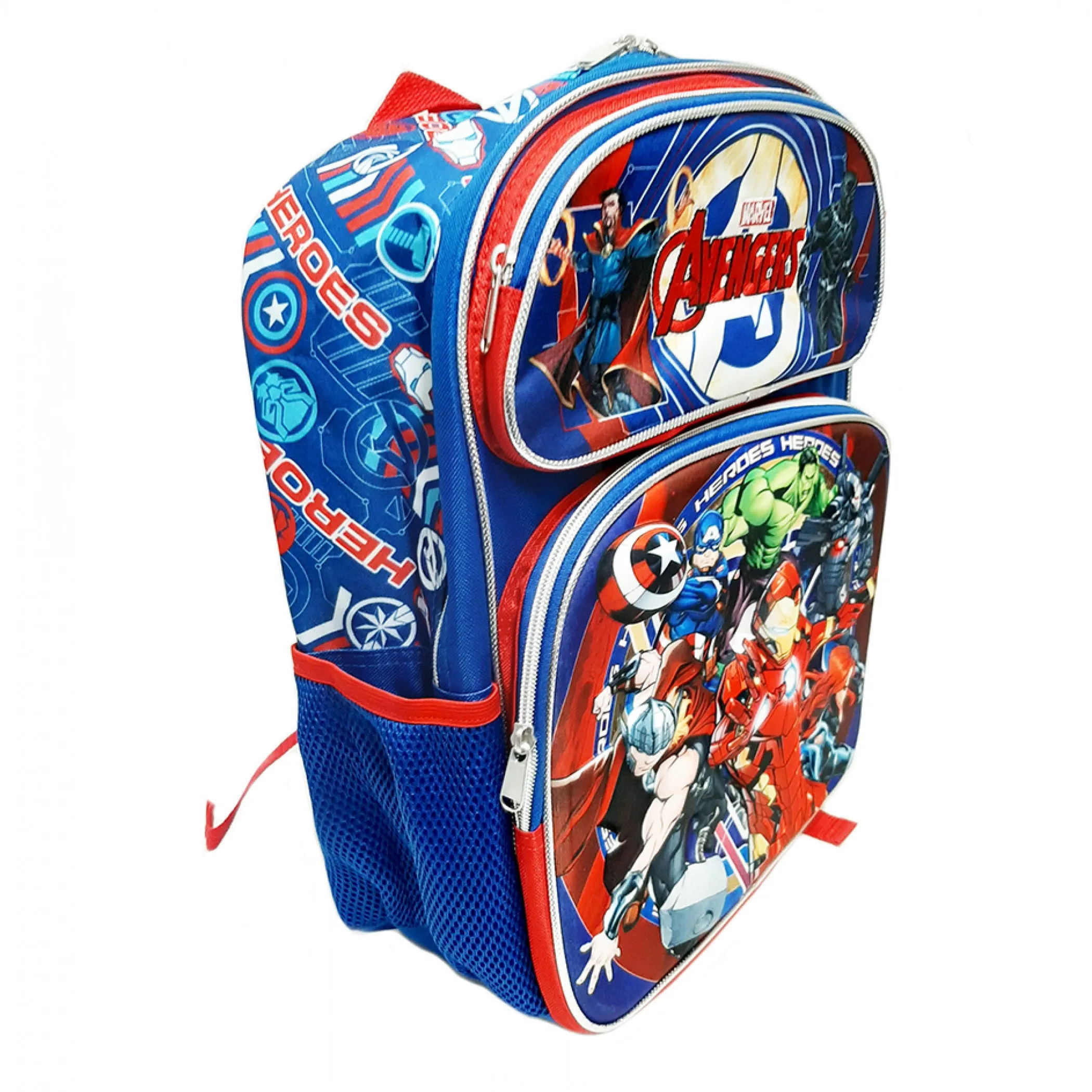 Marvel Ultimate Avengers Assemble 3-D Backpack w/ Printed Straps