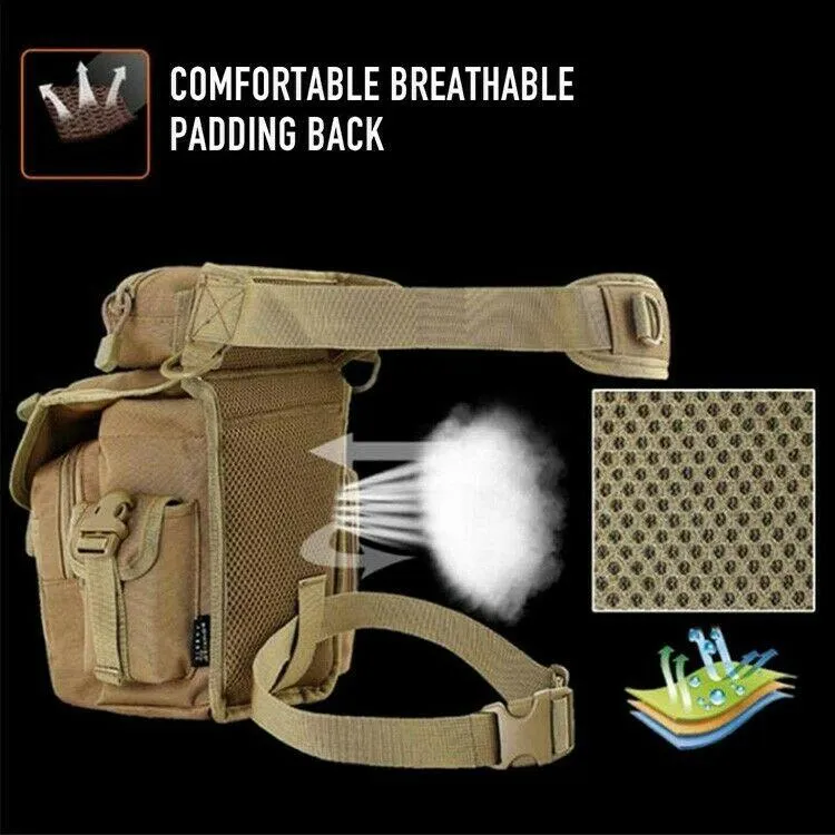 MROYALE™ Tactical Drop Leg Utility Pouch -  Military Thigh Outdoor/Hiking/Camping Pack