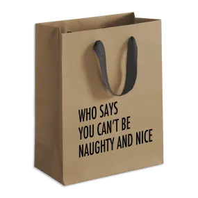 Naughty Nice Christmas Gift Bag