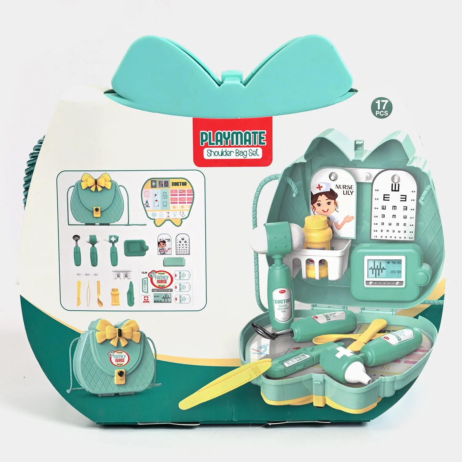 Nurse Shoulder Bag Play Toy Set For Kids