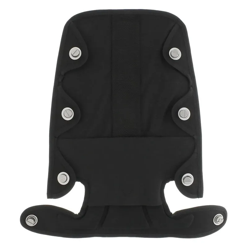 OMS Back Pad (w/ Bolts Kit) Black