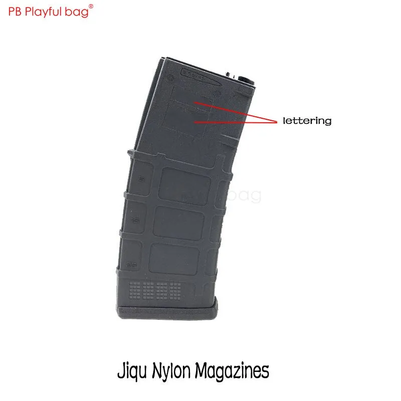 Outdoor CS Game  Jiqu luminous water bullet &Jiqu Nylon and Jinming 8 HK416 Upgrade material Cartridge clip black cow ttm ID32